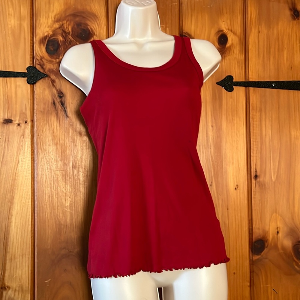 Banana Republic Tank Top Lettuce Edge